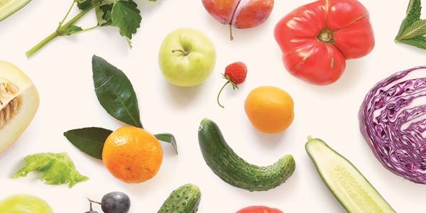 Assortment of fruits and vegetables